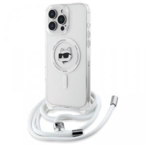 Karl Lagerfeld IML Choupette Head & Cord MagSafe - Etui iPhone 16 Pro Max (przezroczysty)