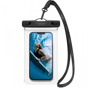 Spigen A601 Universal Waterproof Case - Etui do smartfonów do 6.9 (Przezoczysty)