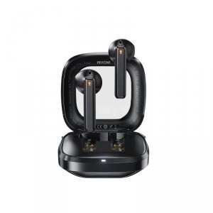 WEKOME VB09 Cyerin Series - Bezprzewodowe słuchawki Bluetooth V5.3 TWS z etui ładującym (Czarny)