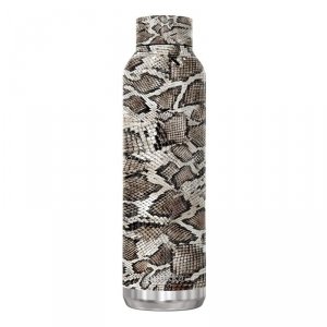 Quokka Solid - Butelka termiczna ze stali nierdzewnej 630 ml (Snake Print)