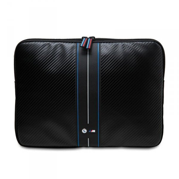 BMW Carbon Blue Stripes Sleeve - Etui na notebook 13&quot; / 14&quot; (czarny)