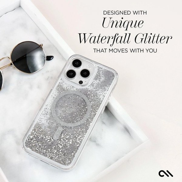 Case-Mate Waterfall MagSafe - Etui iPhone 16 Pro (Silver)
