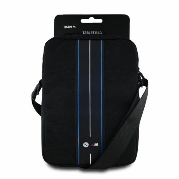 BMW Nylon Blue Stripe - Torba na tablet 8&quot; (czarny)
