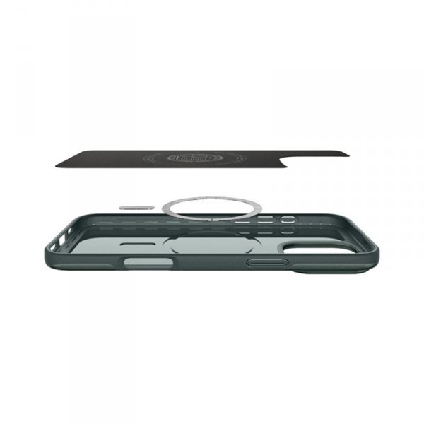 Spigen Thin Fit Mag MagSafe - Etui do iPhone 16 Pro (Abyss Green)