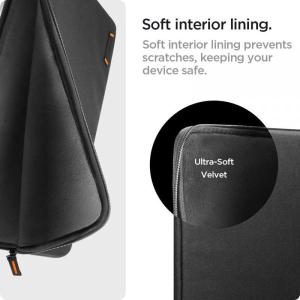 Spigen Basic Laptop Pouch - Pokrowiec na laptop 13&quot; / 14&quot; (Czarny)