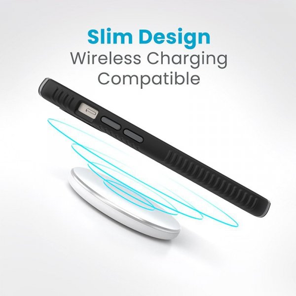 Speck Presidio2 Grip - Etui iPhone 16e / iPhone 15 / iPhone 14 / iPhone 13 (Black / Slate Grey / White)