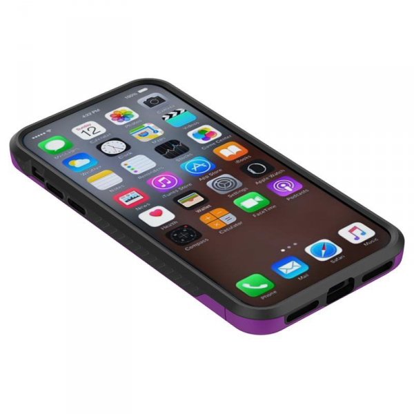 Zizo Star Diamond Hybrid Cover - Etui iPhone X (Purple/Black)