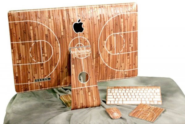 Nexgen Skins - Zestaw skórek na obudowę z efektem 3D iMac 27&quot; (Hardwood Classic 3D)