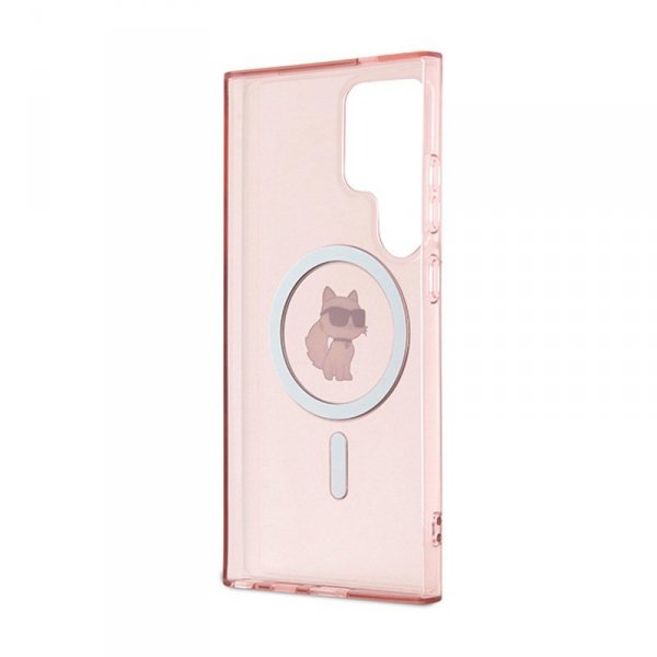 Karl Lagerfeld IML Choupette MagSafe - Etui Samsung Galaxy S24 Ultra (różowy)