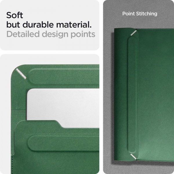 Spigen Valentinus Sleeve Laptop - Etui na notebooka 15&quot; / 16&quot; (Jeju Green)