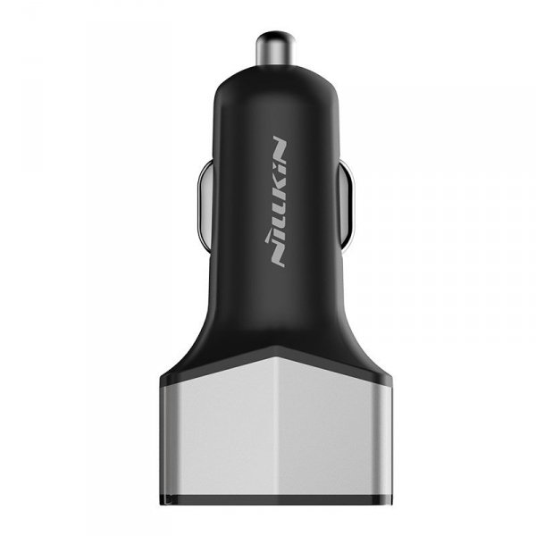 Nillkin Celerity Car Charger - Ładowarka samochodowa 2x USB + USB-C, 32W (Silver)