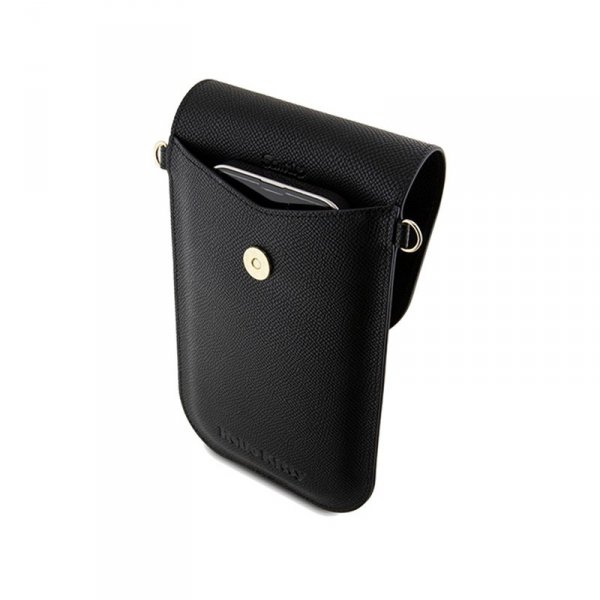 Hello Kitty Leather Metal Logo Chain - Torebka crossbody na telefon (czarny)