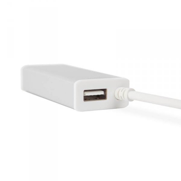 Moshi USB-C to Gigabit Ethernet Adapter - Aluminiowa przejściówka z USB-C na Gigabit Ethernet (srebrny)