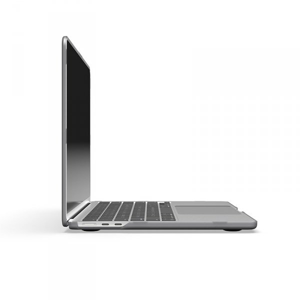 Moshi iGlaze Hardshell Case - Obudowa MacBook Air 13.6&quot; M4 (2025) / M3 (2024) / M2 (2022) (Stealth Black)