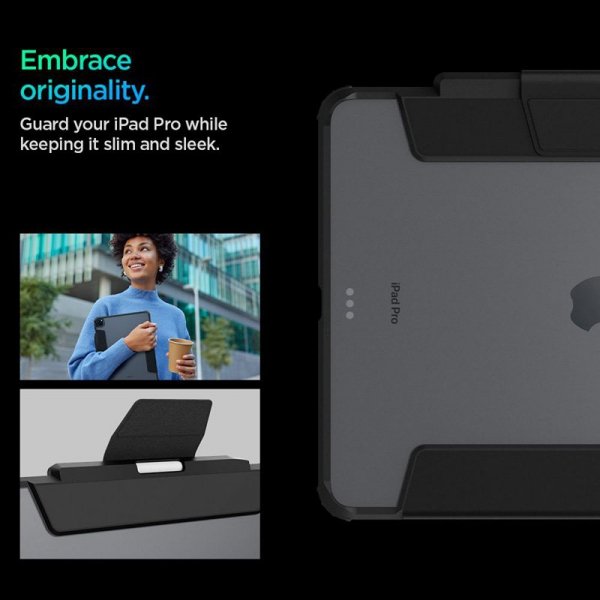 Spigen Ultra Hybrid Pro - Etui do iPad Pro 13&quot; M4 (2024) (Black)