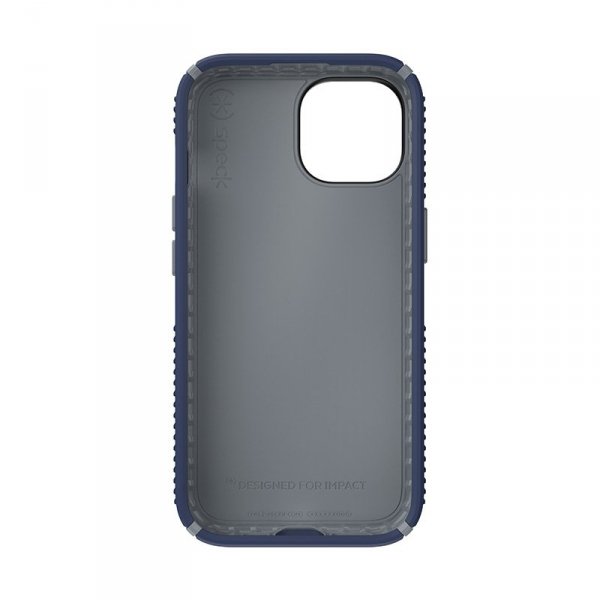 Speck Presidio2 Grip - Etui iPhone 16e / iPhone 15 / iPhone 14 / iPhone 13 (Coastal Blue / Dust Grey / White)
