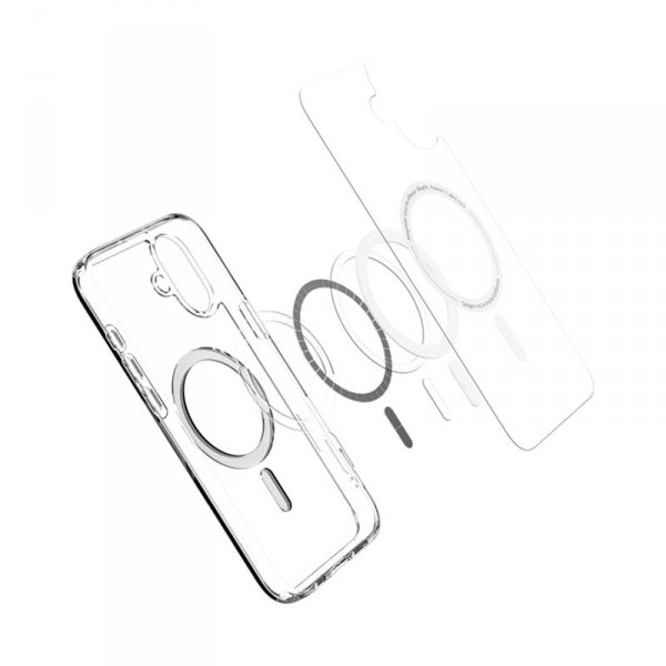 Spigen Ultra Hybrid Mag MagSafe - Etui do iPhone 16 (Biały)