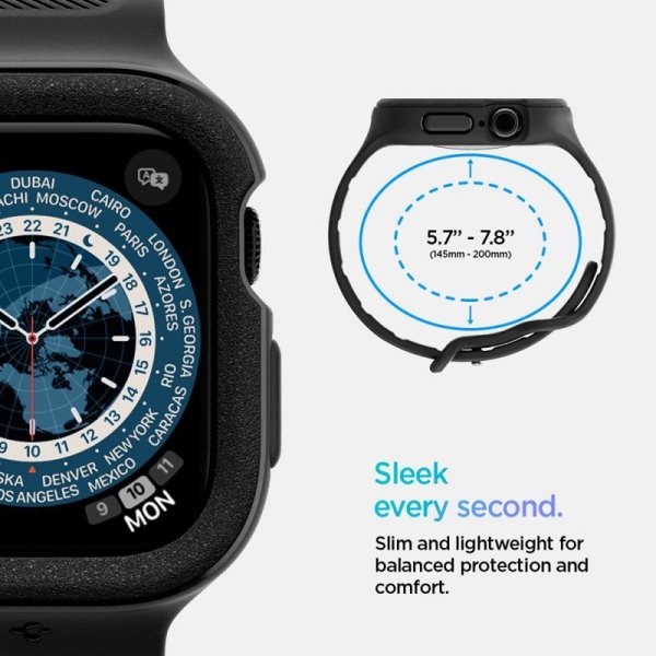 Spigen Vault Pro - Pasek z obudową do Apple Watch 10 46 mm (Matte Black)