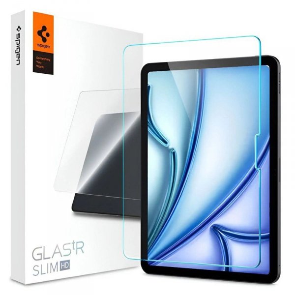 Spigen Glas.TR Slim - Szkło hartowane do iPad Air 11&quot; M3 (2025) / M2 (2024) (Przezroczysty)