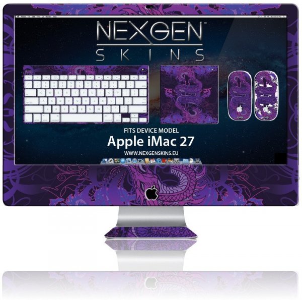 Nexgen Skins - Zestaw skórek na obudowę z efektem 3D iMac 27&quot; (Serpentine 3D)