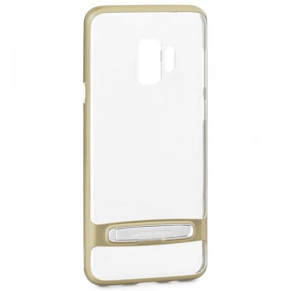 Mercury Dream Bumper - Etui Samsung Galaxy S9 z metalową podstawką (złoty)