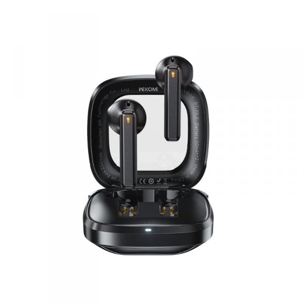 WEKOME VB09 Cyerin Series - Bezprzewodowe słuchawki Bluetooth V5.3 TWS z etui ładującym (Czarny)