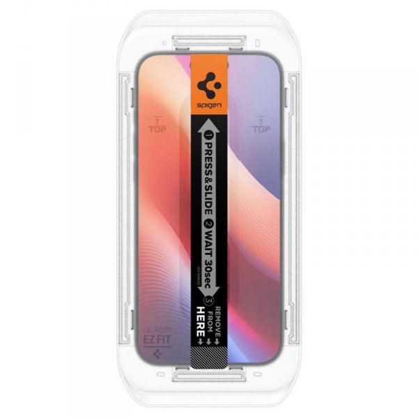 Spigen GLAS.TR EZ FIT Privacy 2-Pack - Szkło hartowane z filtrem prywatyzującym do iPhone 16 Pro Max 2 szt