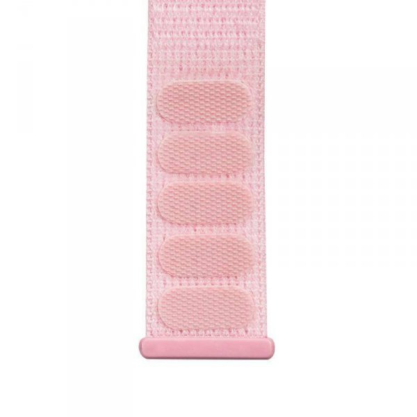 Crong Nylon - Pasek sportowy do Apple Watch 38/40/41/42 mm (Powder Pink)