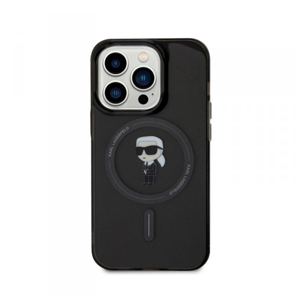 Karl Lagerfeld IML Ikonik MagSafe - Etui iPhone 15 Pro (czarny)