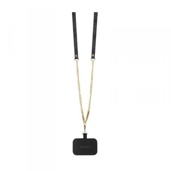 Guess Crossbody 4G Metal Logo - Etui iPhone 15 (czarny)