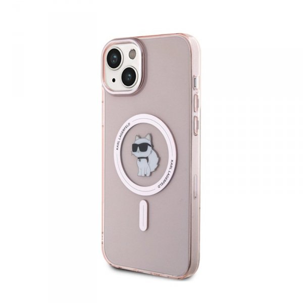 Karl Lagerfeld IML Choupette MagSafe - Etui iPhone 15 Plus (różowy)