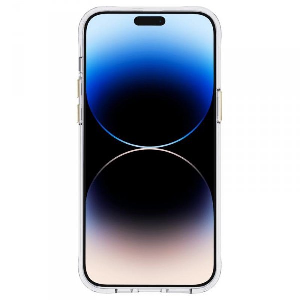 Rifle Paper Clear - Etui iPhone 14 Pro zdobione złotem (Rose Garden)