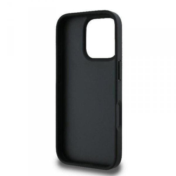 Karl Lagerfeld Monogram Karl & Chaoupette Head Pin - Etui iPhone 16 Pro Max (czarny)