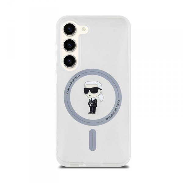 Karl Lagerfeld IML Ikonik MagSafe - Etui Samsung Galaxy S23 (przezroczysty)