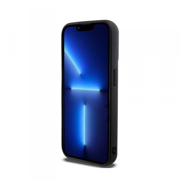 DKNY 3D Rubber Repeat Pattern - Etui iPhone 15 Pro (czarny)