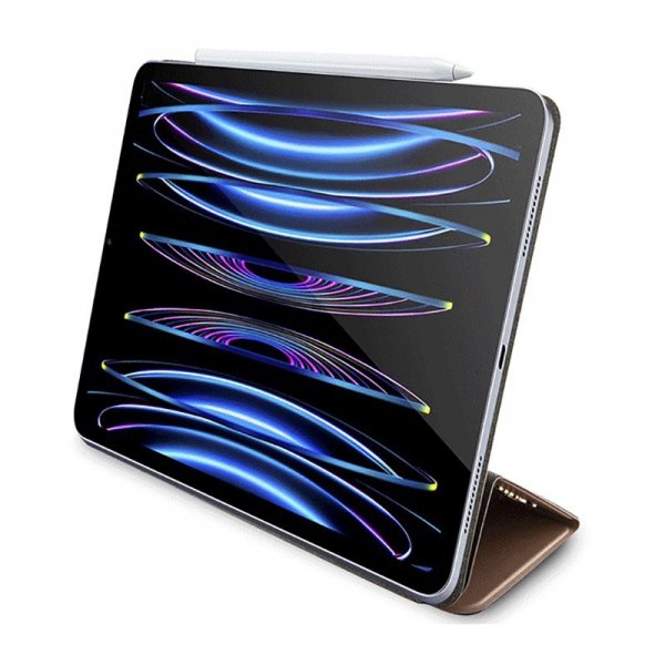 Guess 4G Stripe Allover - Etui iPad Pro 12.9&quot; (2022-2020) (Różowy)