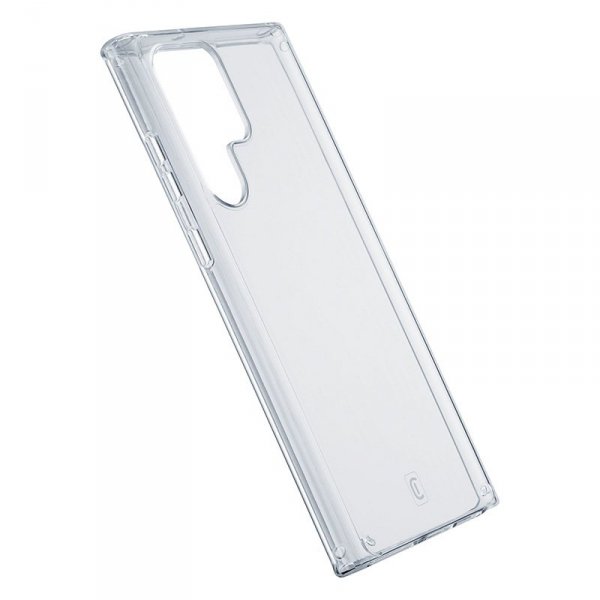 Cellularline Clear Strong - Etui Samsung Galaxy S23 Ultra z ochroną antybakteryjną (przezroczysty)