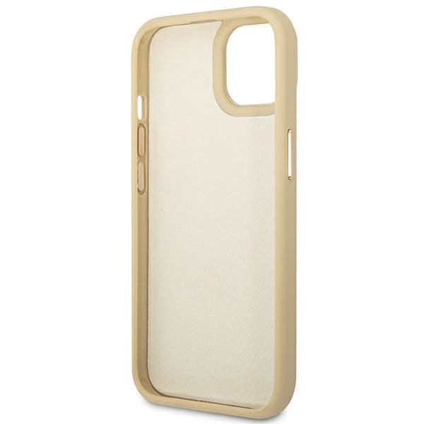 Guess Croco Collection – Etui iPhone 14 Plus (złoty)