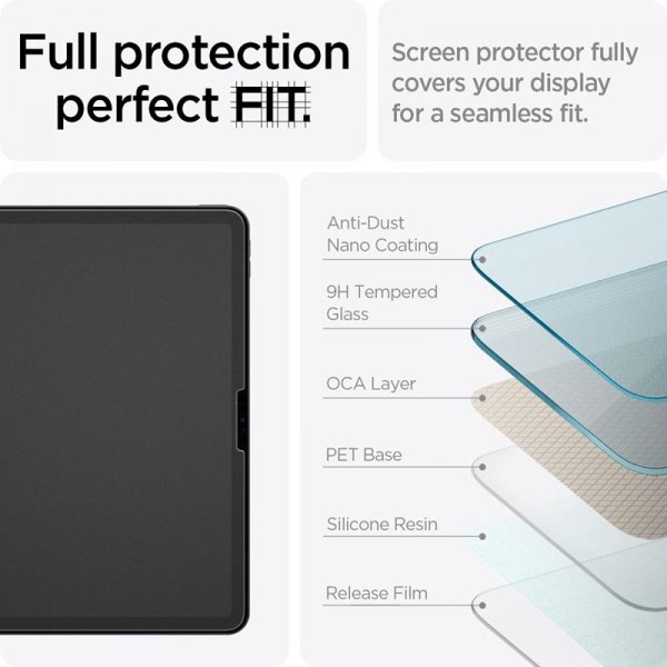Spigen Paper Touch - Szkło hartowane do iPad Air 11&quot; M3 (2025) / M2 (2024) (Matte Clear)