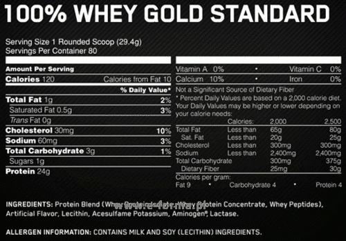 Optimum Whey Gold Standard 2270g