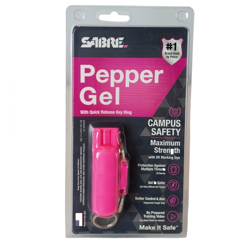 Sabre Red Gaz pieprzowy Quick Release Pepper Gel z szybkozłączką HC-14-CPG-PK-US 16ml - strumień