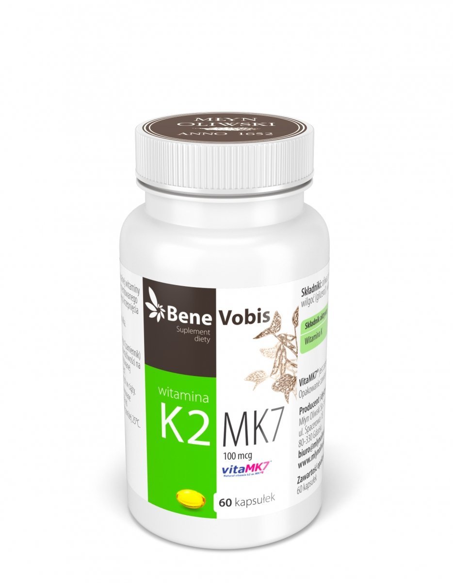 Benevobis Witamina K2 Mk7 Vitamk7 100mcg Z Natto 60 Kaps