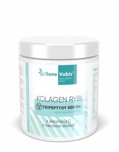 Kolagen Rybi - Tripeptydy kolagenu rybiego z Naturalną Witaminą C - 250 g 