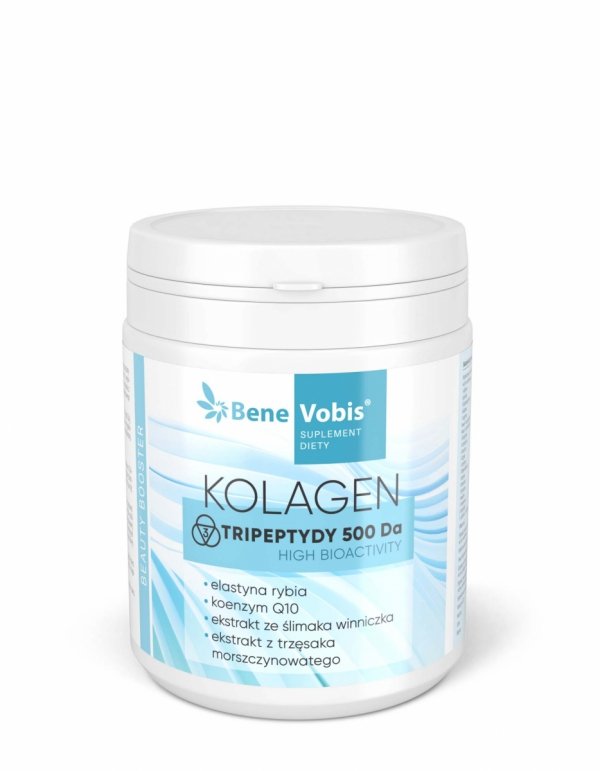 Kolagen Rybi - Tripeptydy kolagenu rybiego  z wyciągiem ze ślimaka, Q10, elastyną rybią i trzęsakiem - 250 g