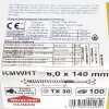 Wkręty ciesielskie TX 6x140 do drewna osb 100szt