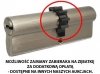 Wkładka CAM nawiercana 35/45 chrom do zamka drzwi