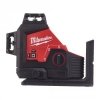 M12 3PL-0C LASER zielony krzyżowy 360' Milwaukee