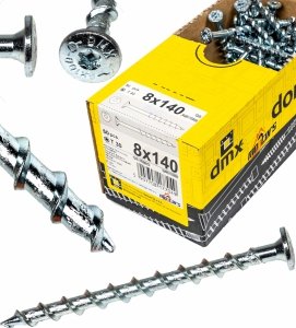 Wkręty do gazobetonu talerzowe TX 8x140 suporexu 50szt wkręt