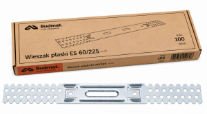 Wieszak do sufitów podwieszanych Budmat ES 60/225mm płaski 0,8mm 100szt