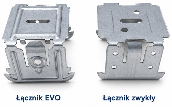 Łącznik krzyżowy do profili CD60 sufitów podwieszanych 0,8mm EVO 100szt